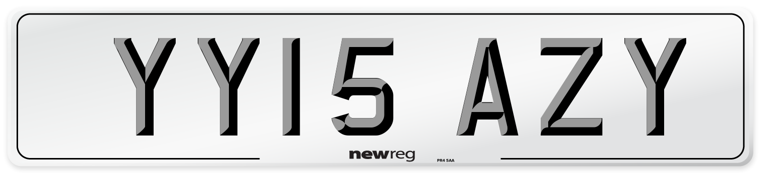 YY15 AZY Number Plate from New Reg